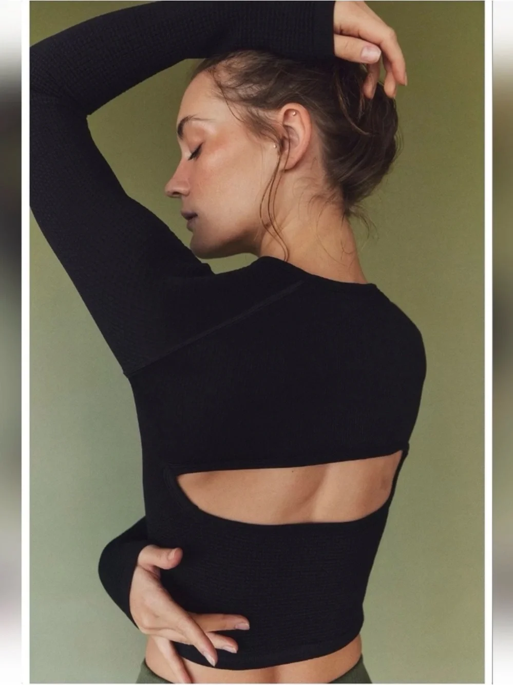 Fp Movement By Free People Bail Out Layer Top In Black Xs\S